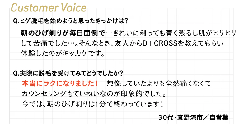 お客様のコメント